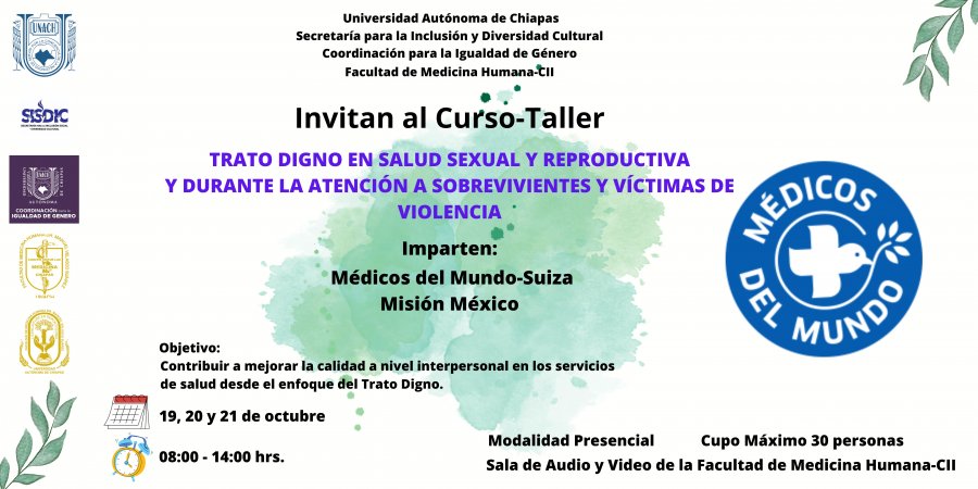 Curso taller Trato digno en salud sexual y reproductiva